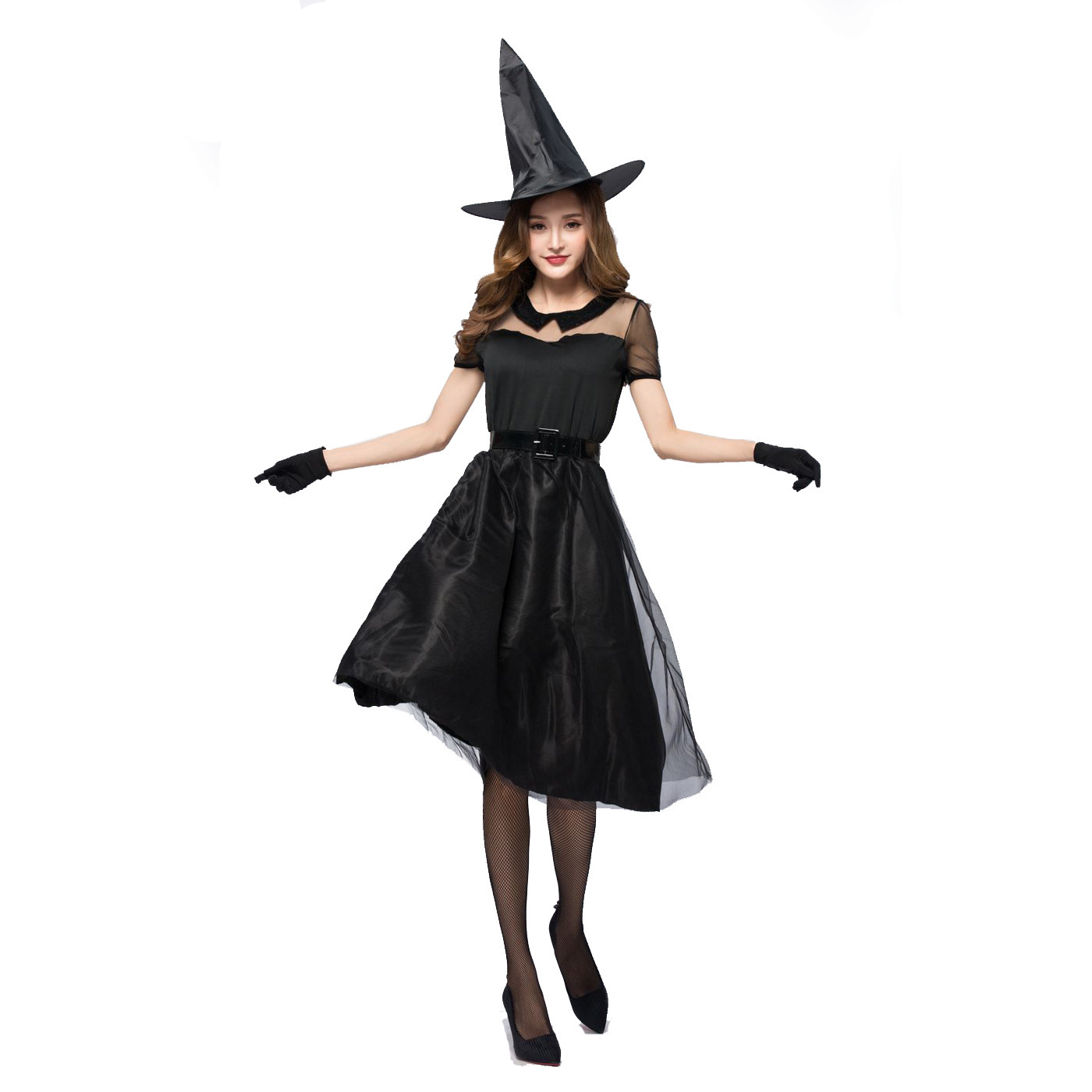 Halloween Black Veil Witch Cos - Party Games Simple recensie en prijs