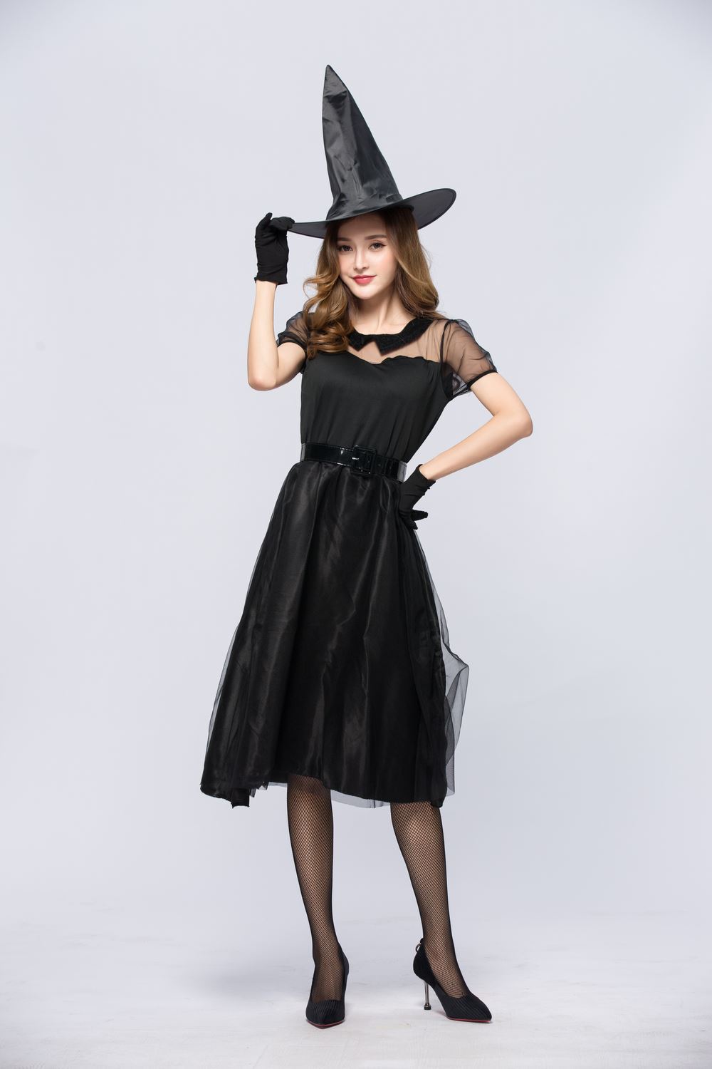 Halloween Black Veil Witch Cos - Party Games Simple recensie en prijs