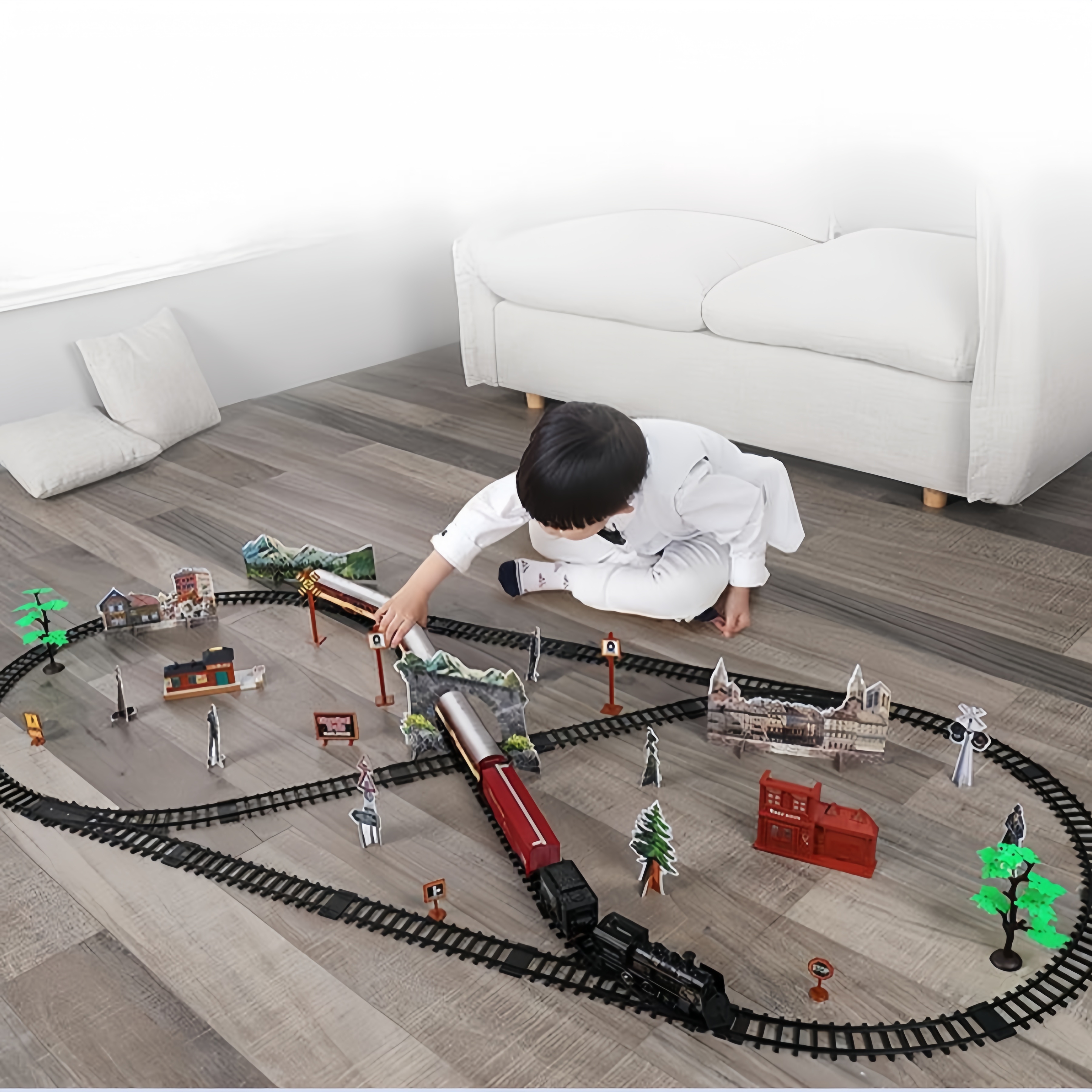 Kids Electric Steam Train Toy  - Party Games In Steam recensie en prijs