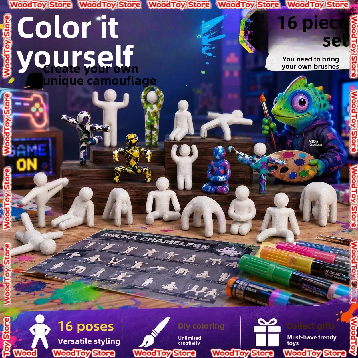 16 Poses Meccha Chameleon Part - Party Games In Steam recensie en prijs