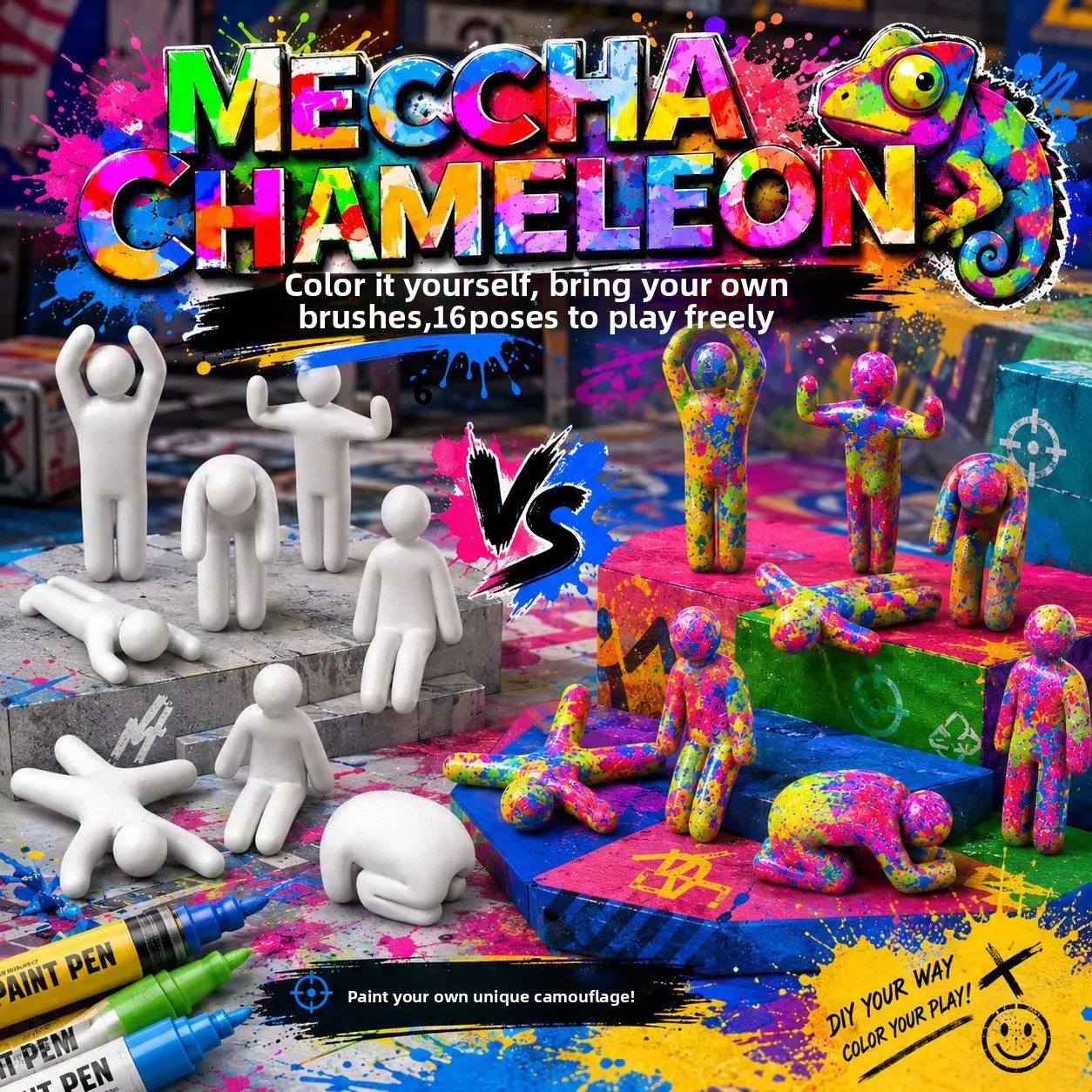 16 Poses Meccha Chameleon Part - Party Games In Steam recensie en prijs
