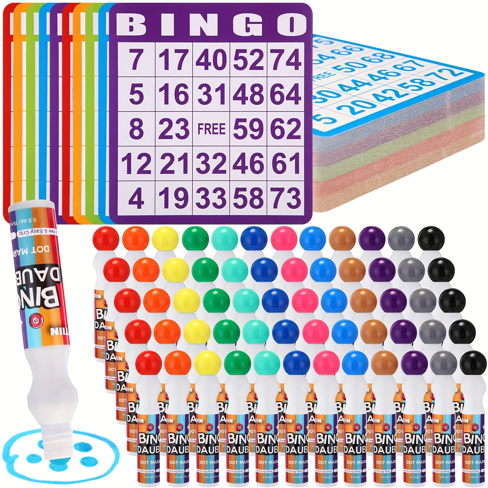 Set of 148 Bingo Game Cards in - Party Games Bingo recensie en prijs