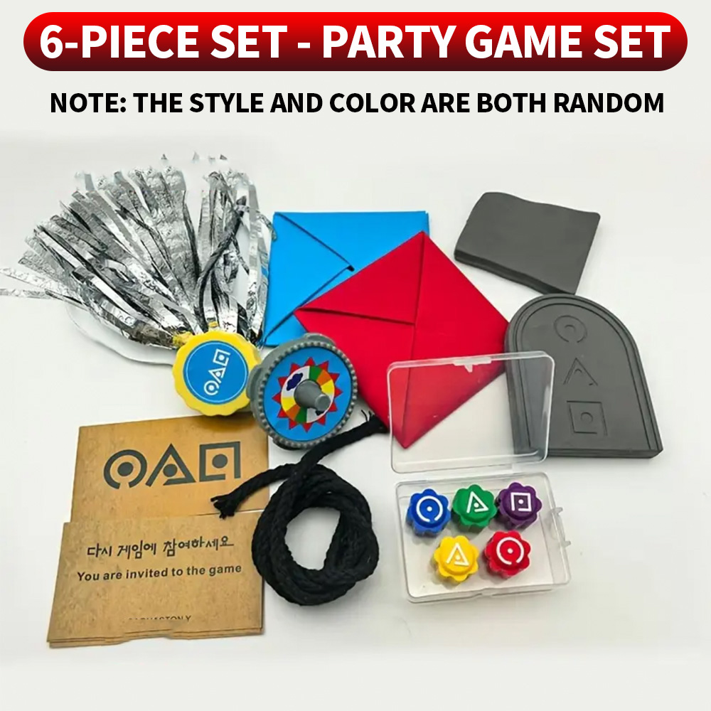 6-piece set - nostalgic tradit - Party Games Multiplayer recensie en prijs
