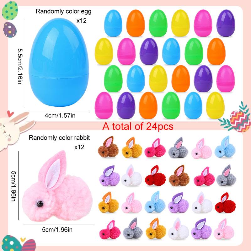 24/48Pcs Cute Easter Egg with  - Party Games Easter Egg recensie en prijs