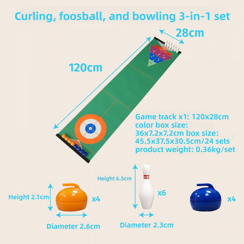 Curling Tabletop Game Set, Min - Party Family Games recensie en prijs
