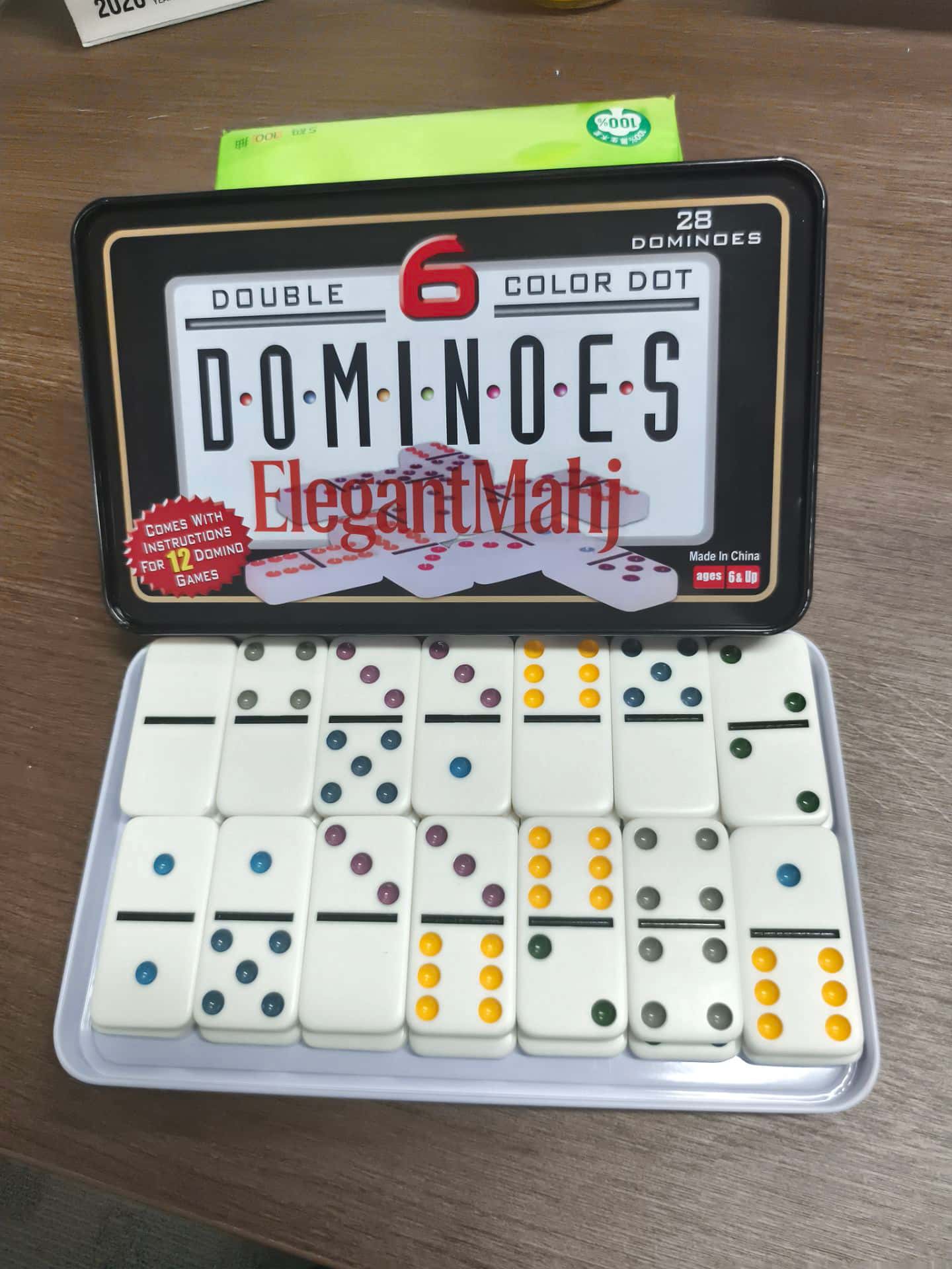 ElegantMahj Double Six Dominoe - Party Family Games recensie en prijs