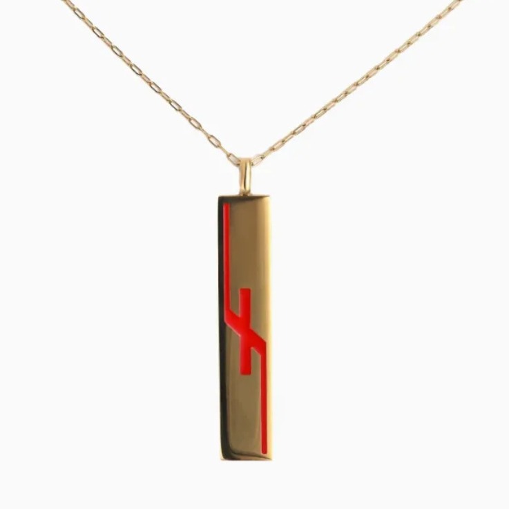 Irregular Red Letter Pendant N - Party Games Simple recensie en prijs