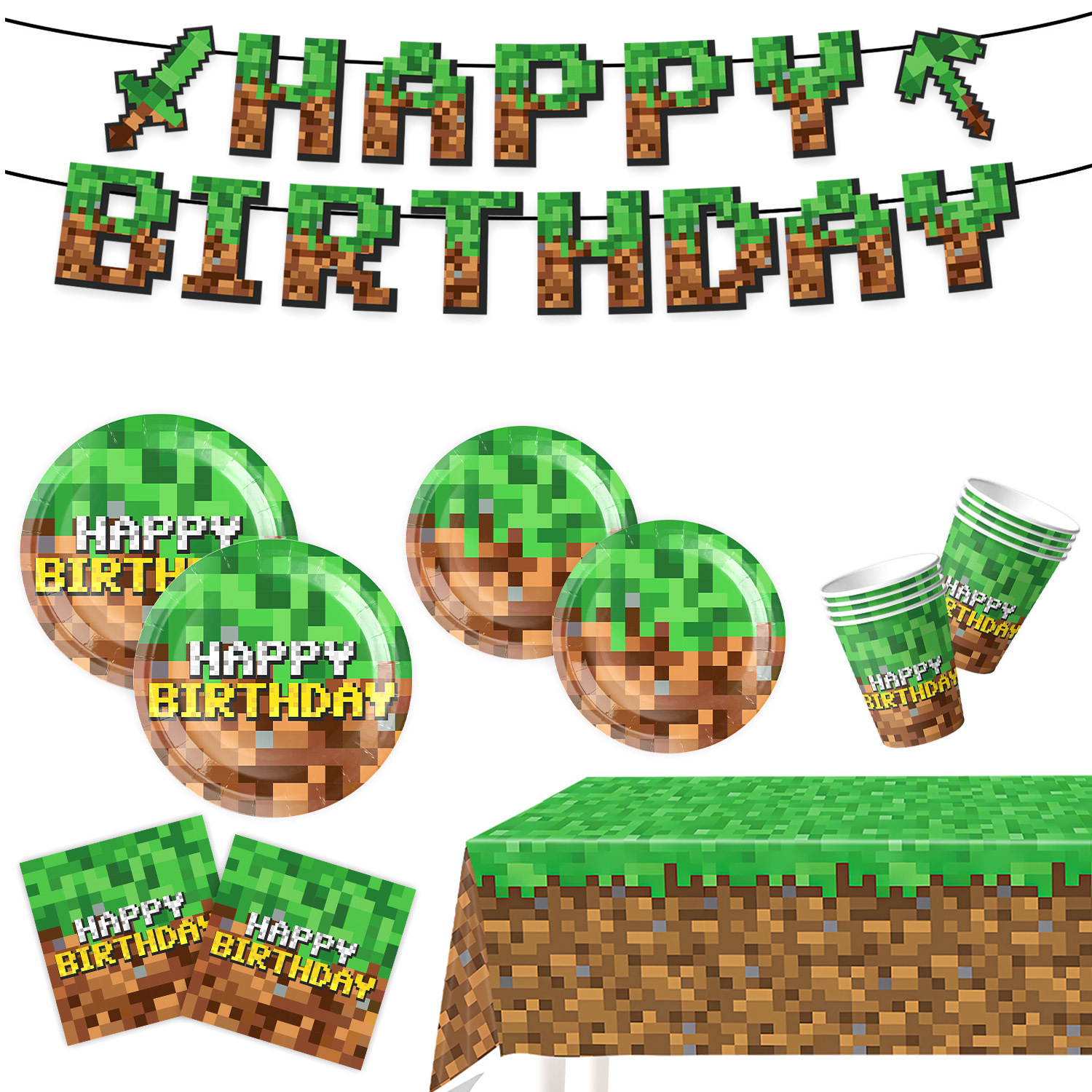 Minecraft Themed Birthday Part - Party Games No Supplies recensie en prijs