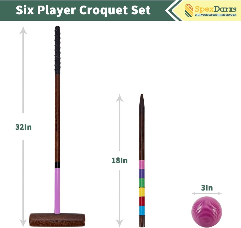 32'' Six Player Croquet Set wi - Croquet Set Lawn recensie en prijs