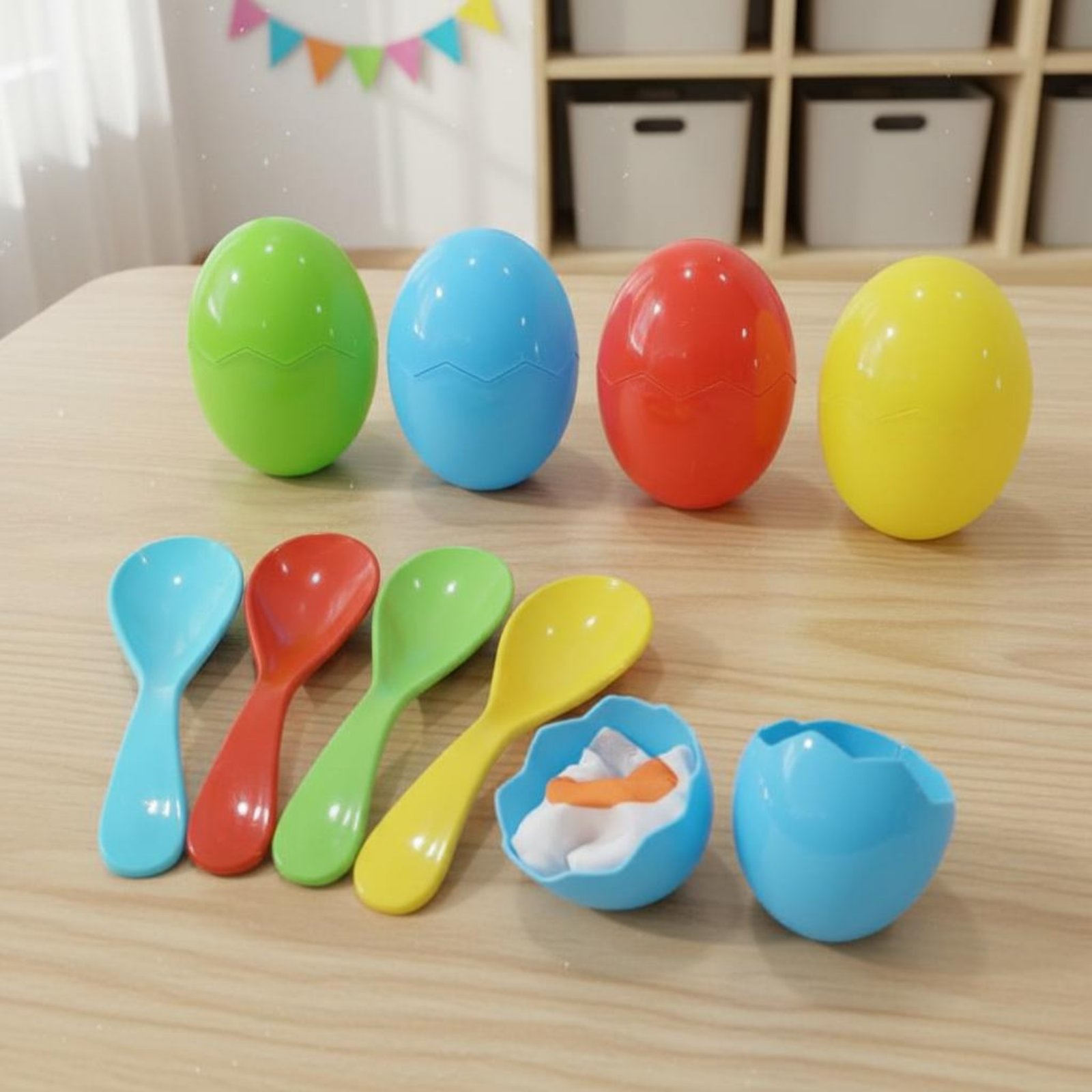 4 Sets Oval and Spoon Challeng - Party Family Games recensie en prijs